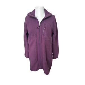 The North Face Women's Cragmont Long Fleece Jacket Burgundy Sz S Gorpcore